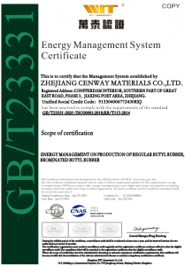 Energy Management System Certificate
