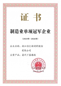 制造業(yè)單項(xiàng)冠軍企業(yè)